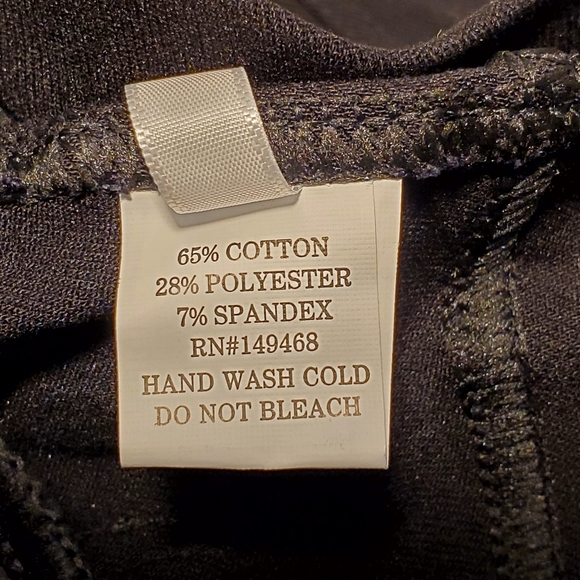 🔥NEW JVINI Jeggings Black Women US Large - Picture 12 of 14